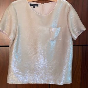 Lafayette 148 sequin shirt